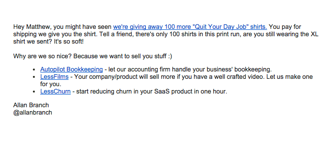 Quit Your Day Job Shirts