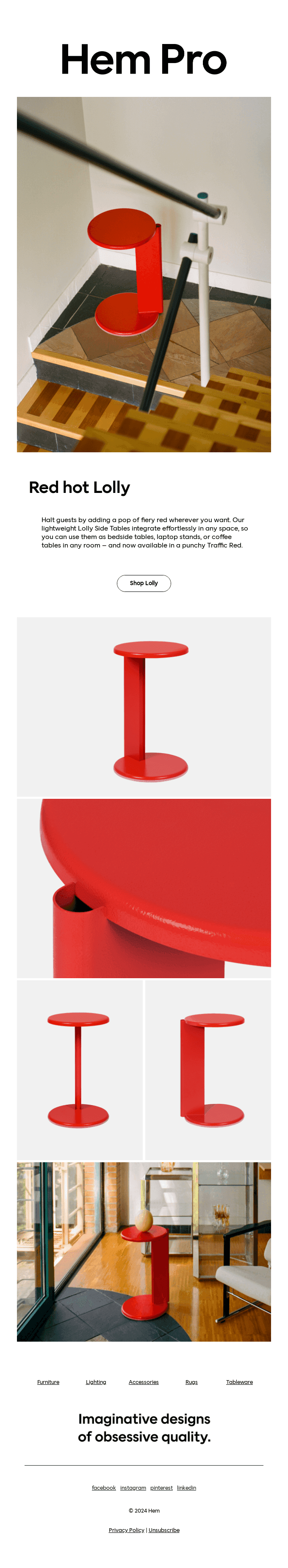 Red hot Lolly