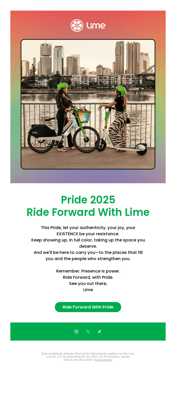 Ride Forward with Pride 🏳️‍🌈