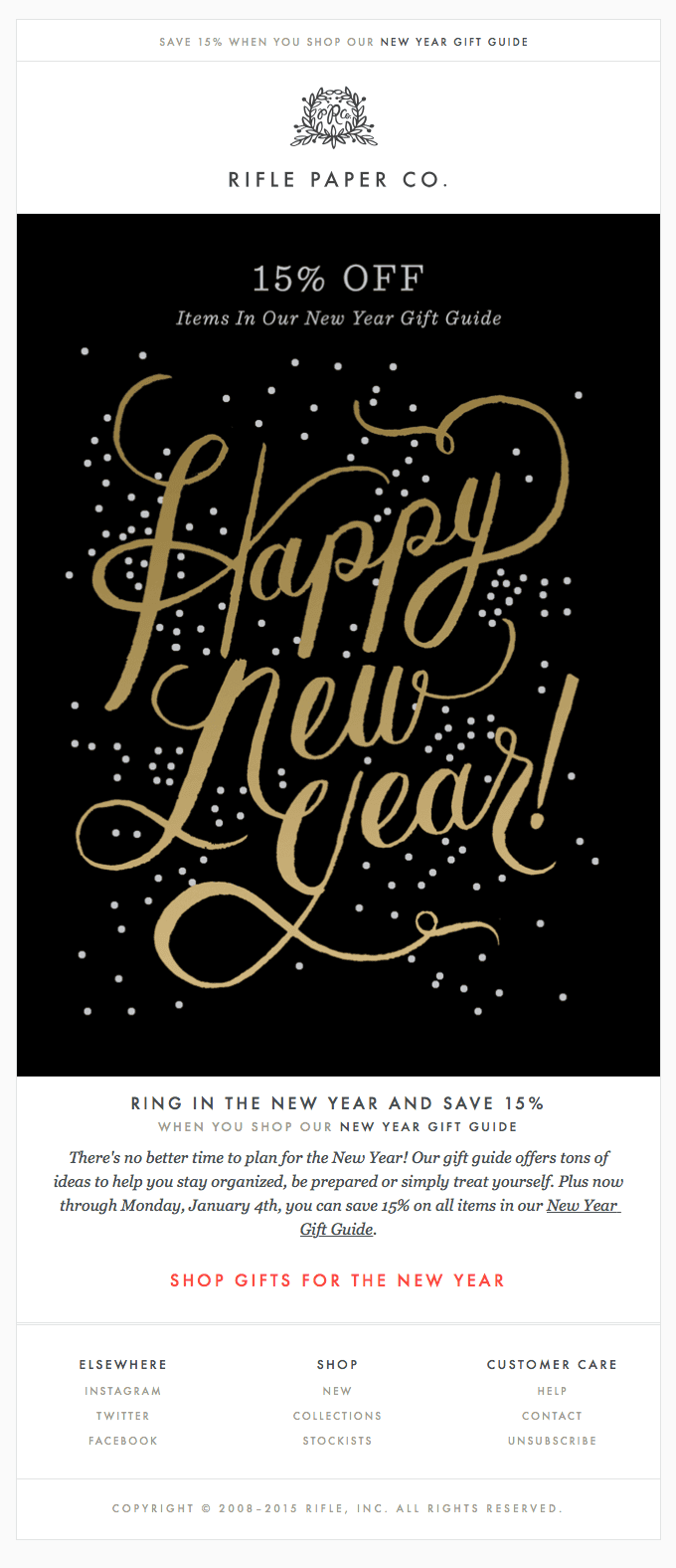 🎉 Ring In The New Year With 15% Off Our New Year Gift Guide
