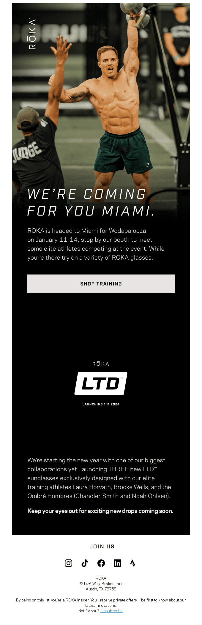 ROKA is headed to Miami.