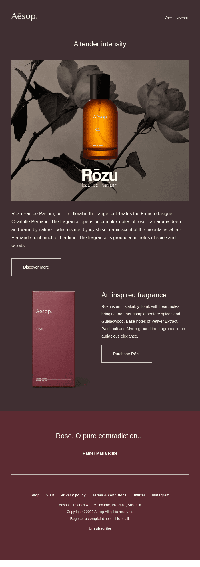 Rōzu Eau de Parfum