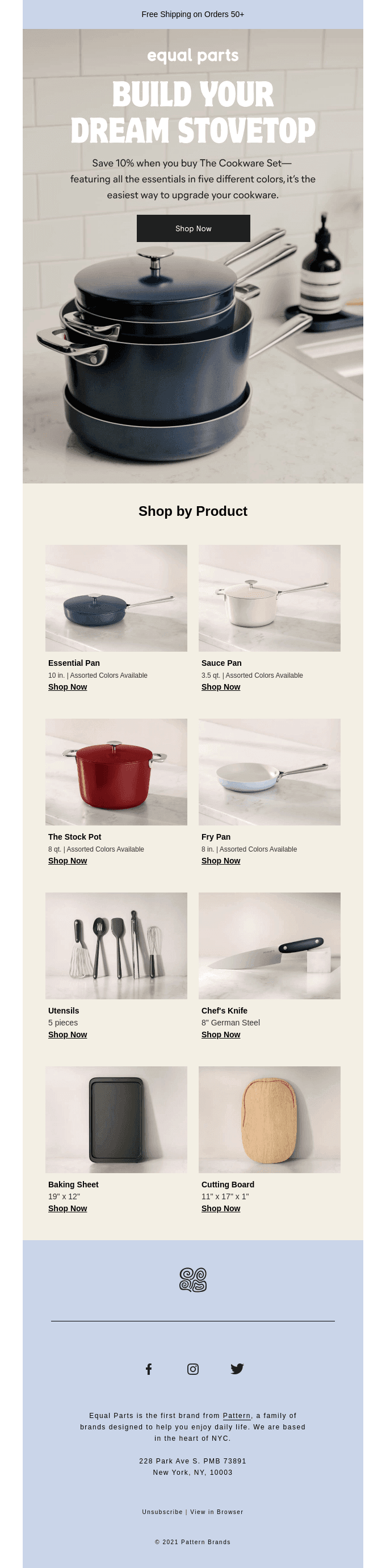 Save 10% on The Cookware Set