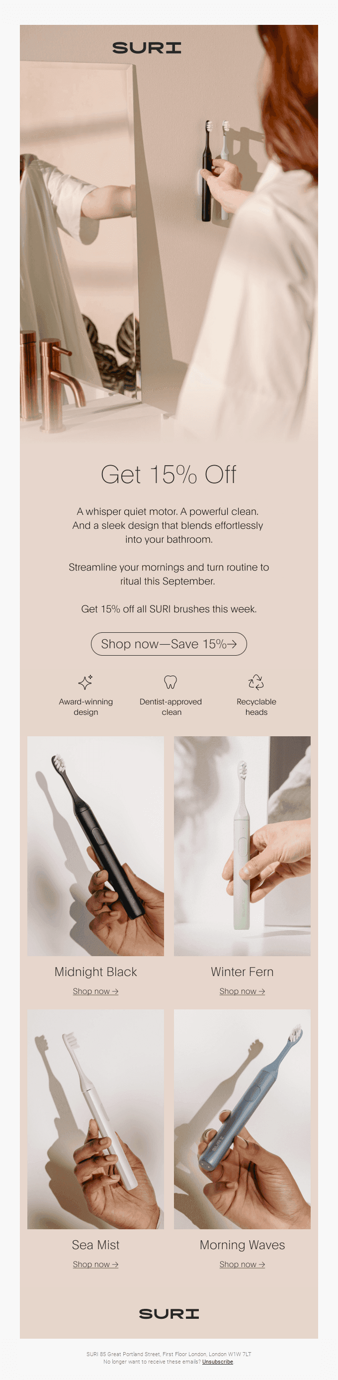 Save 15% Today, Smiles Davis