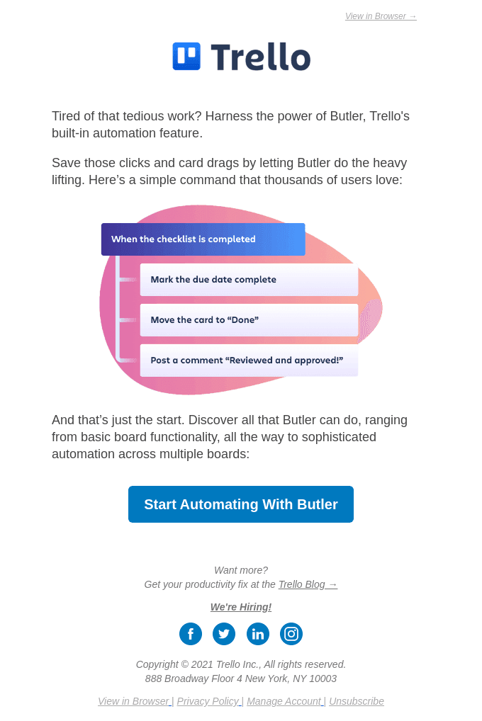 Save time on tedious tasks