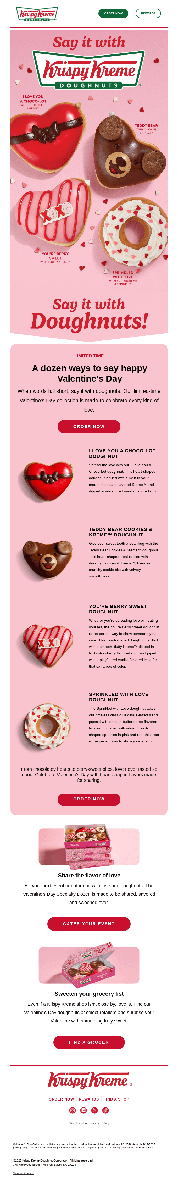 Say it with doughnuts
