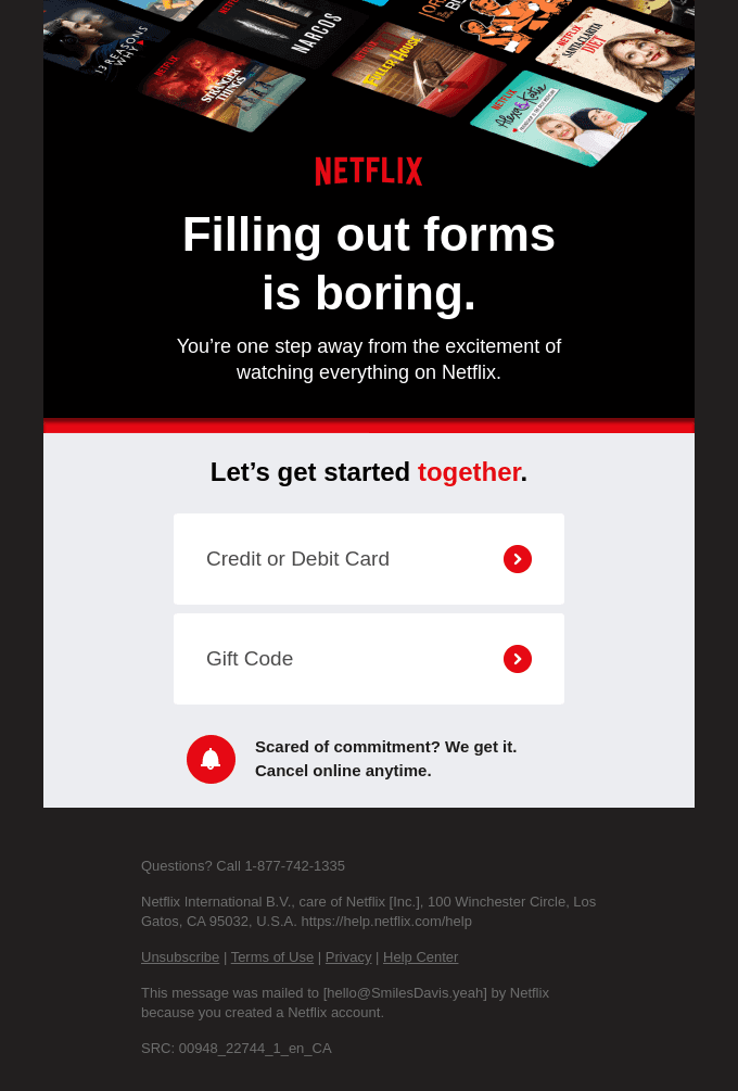 Say yes to Netflix.