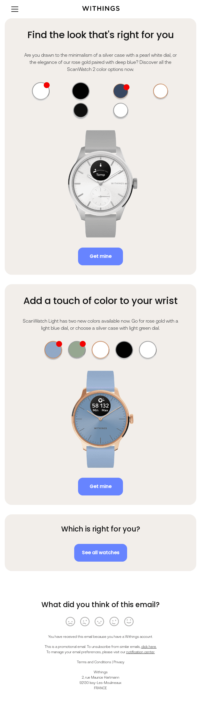 ScanWatch — New colors available