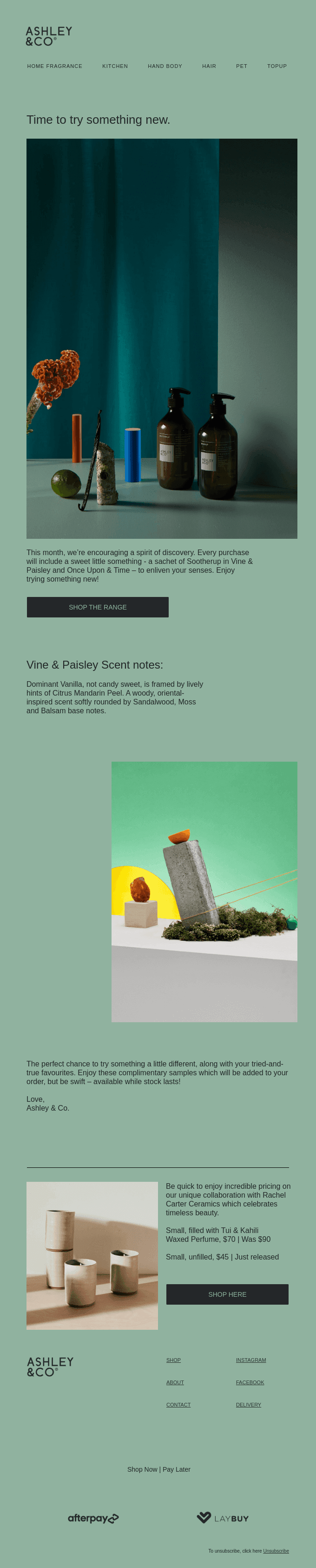 Scent Discovery, a gift from us.