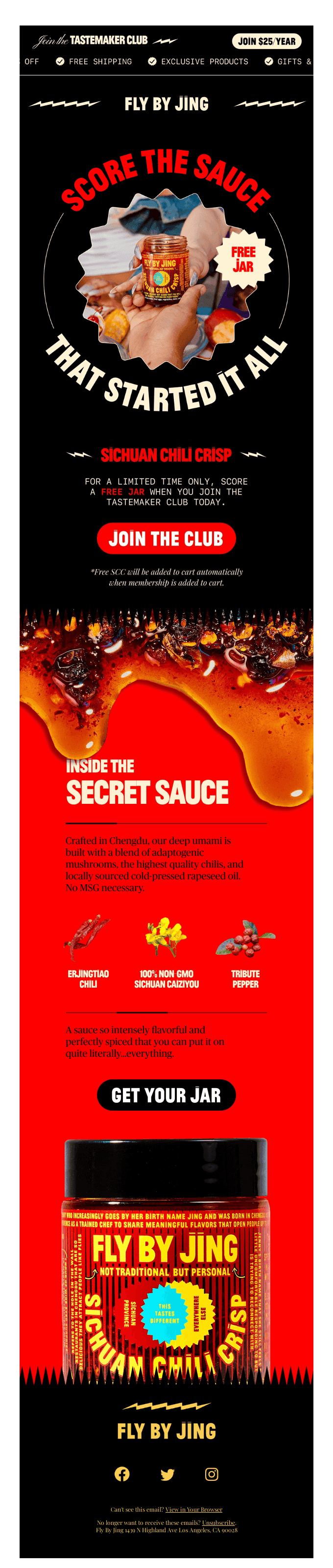 Score free sauce