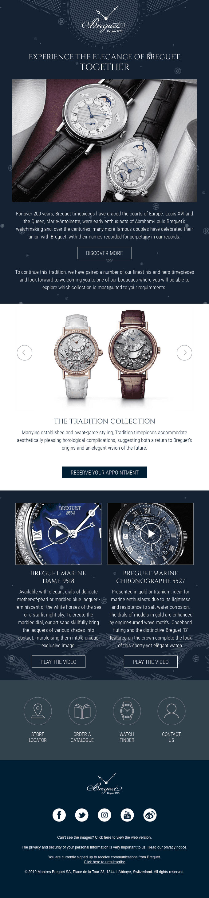 Season's Greetings from Breguet