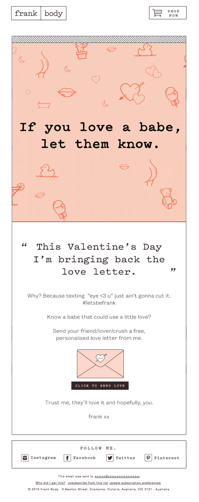 💓 Send a love letter on me 💓