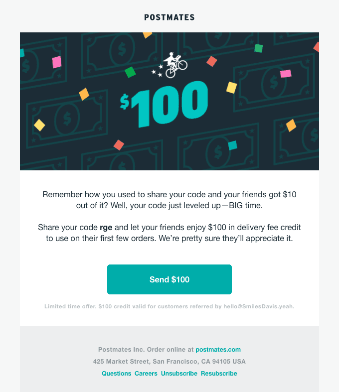 Share $100