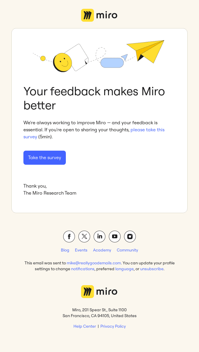 Share Your Experience With Us
