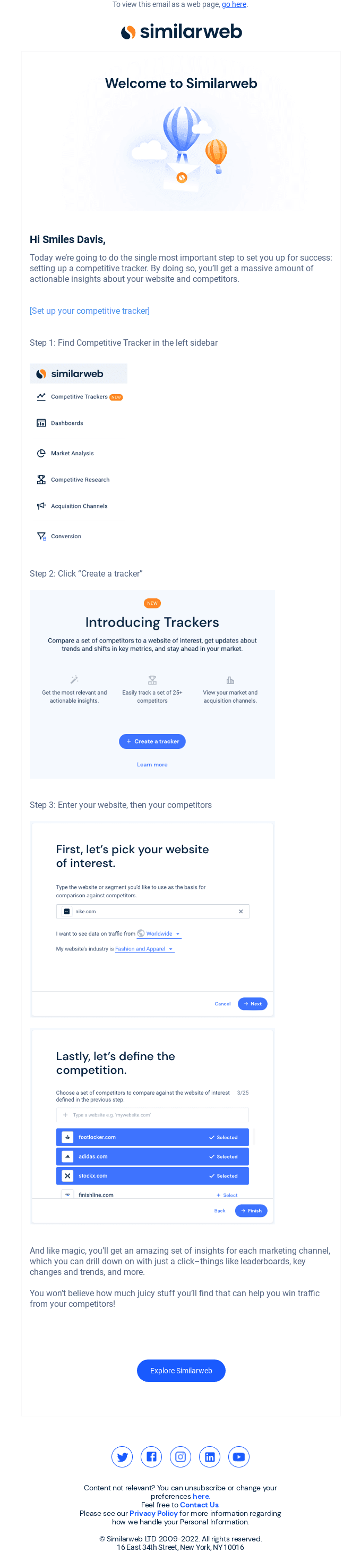 Similarweb - let's get started!