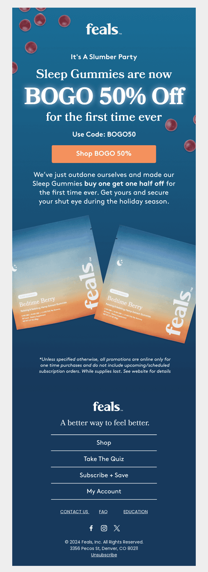 Sleep Gummies are now BOGO 50%