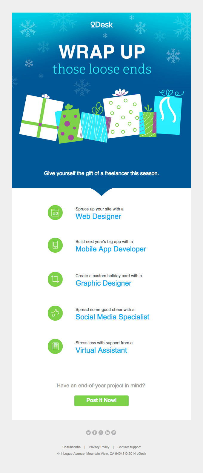 Silent night? Not with 24/7 freelancers