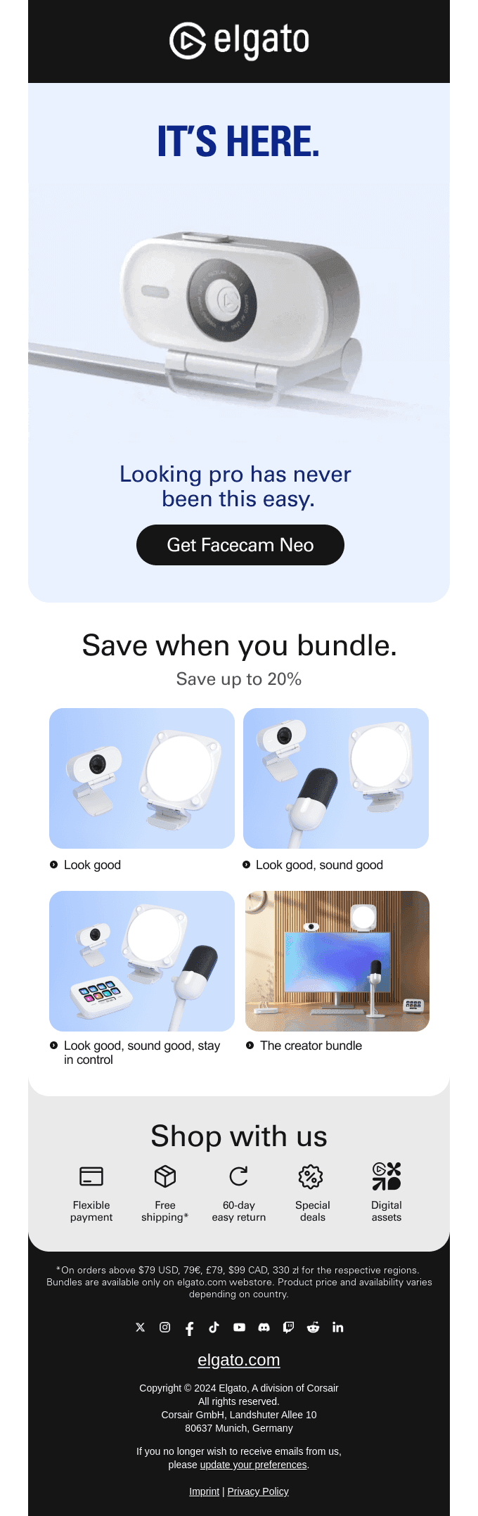 Smile, Facecam Neo is here.