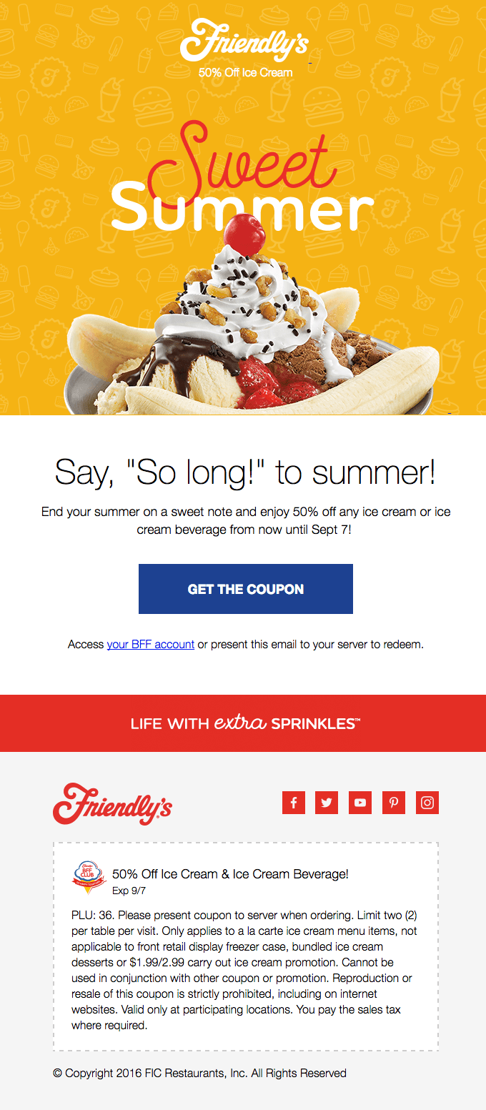 So long sweet summer!