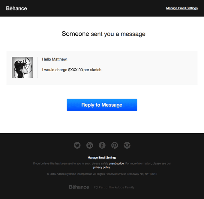Someone Sent You a Message