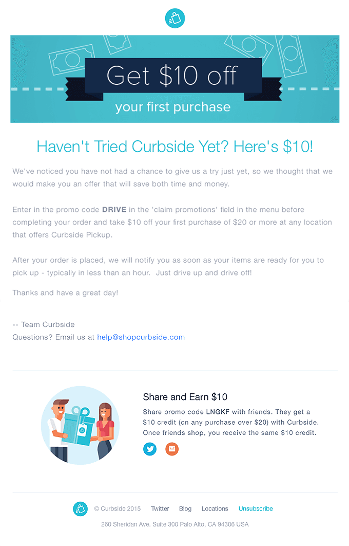 $10 To Spend at Local Retailers