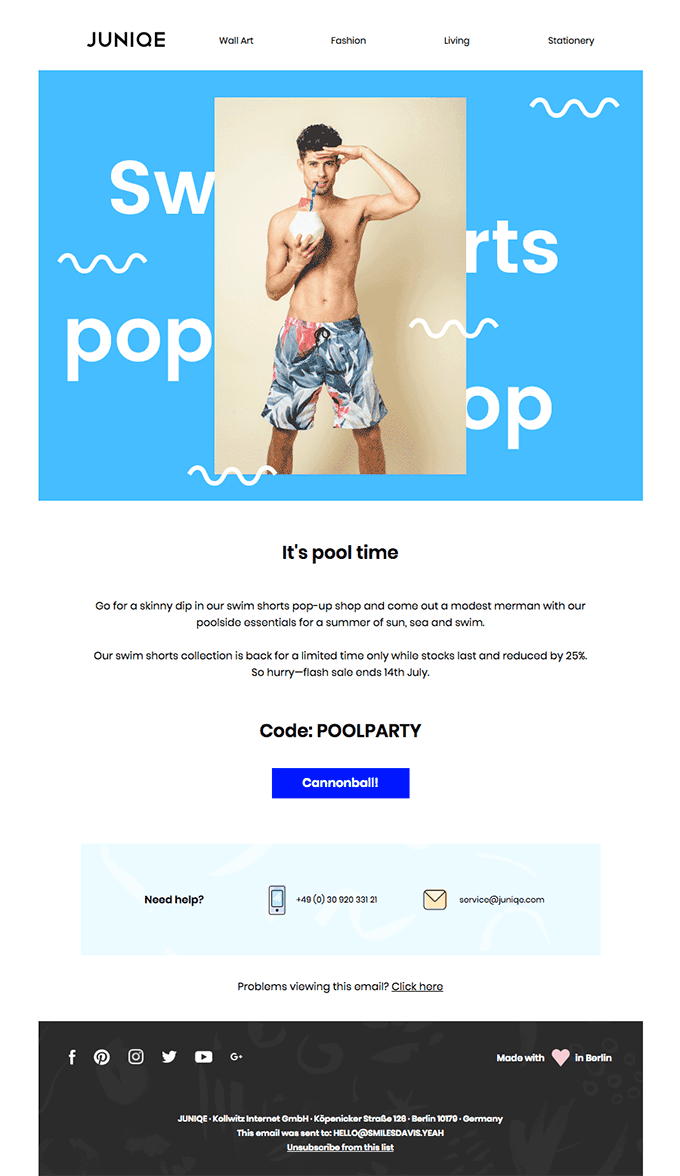 💦 SPLASH! 25% off swim shorts