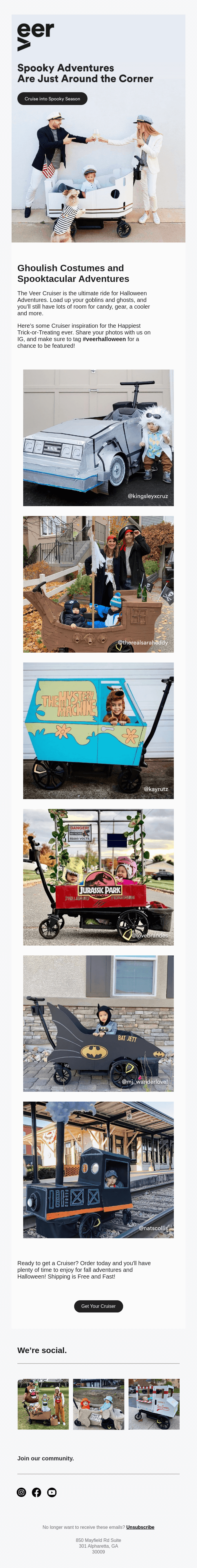 Spooktacular Cruiser Costumes