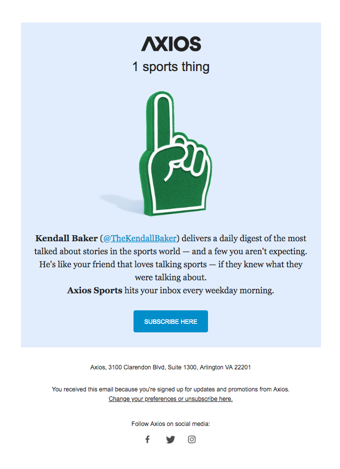 Sports in Smart Brevity