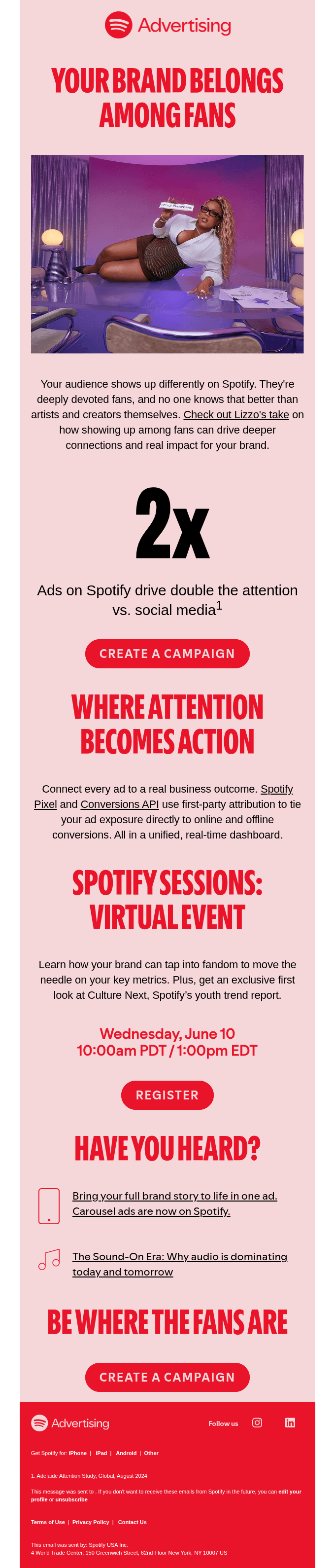 Lizzo on fan attention & your brand