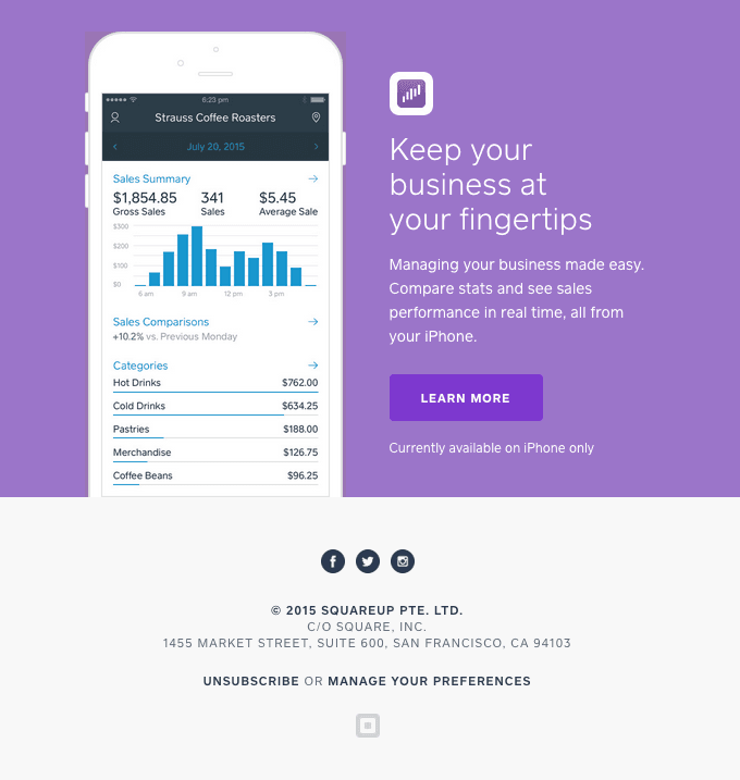 Announcement – Square Dashboard App