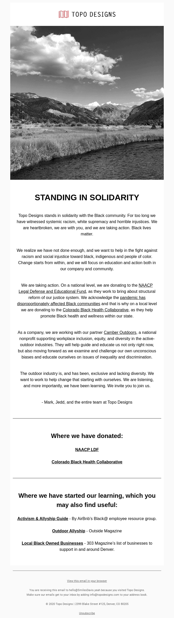 Standing in Solidarity