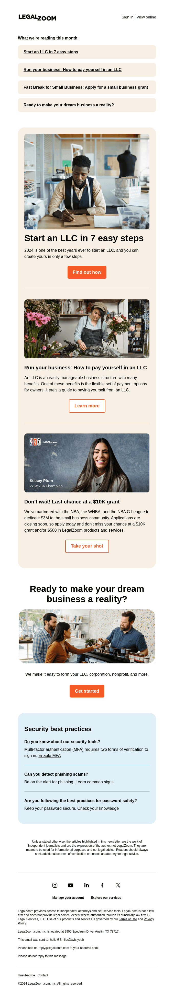 Start an LLC in 7 steps