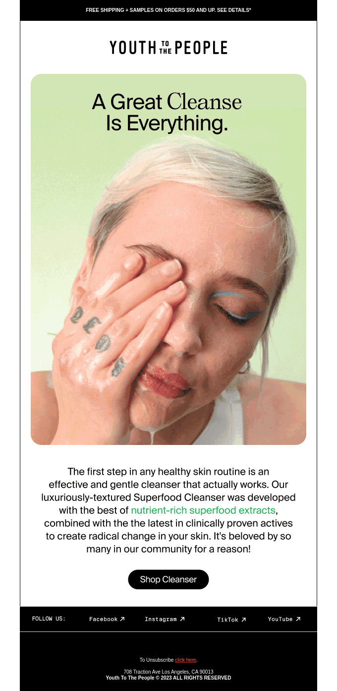 Step 1 for Healthy Skin