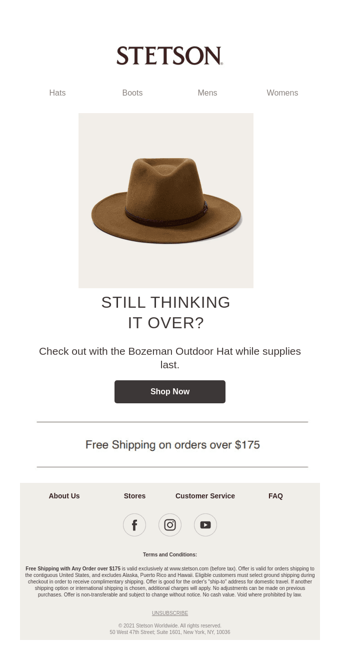 Still Thinking It Over?