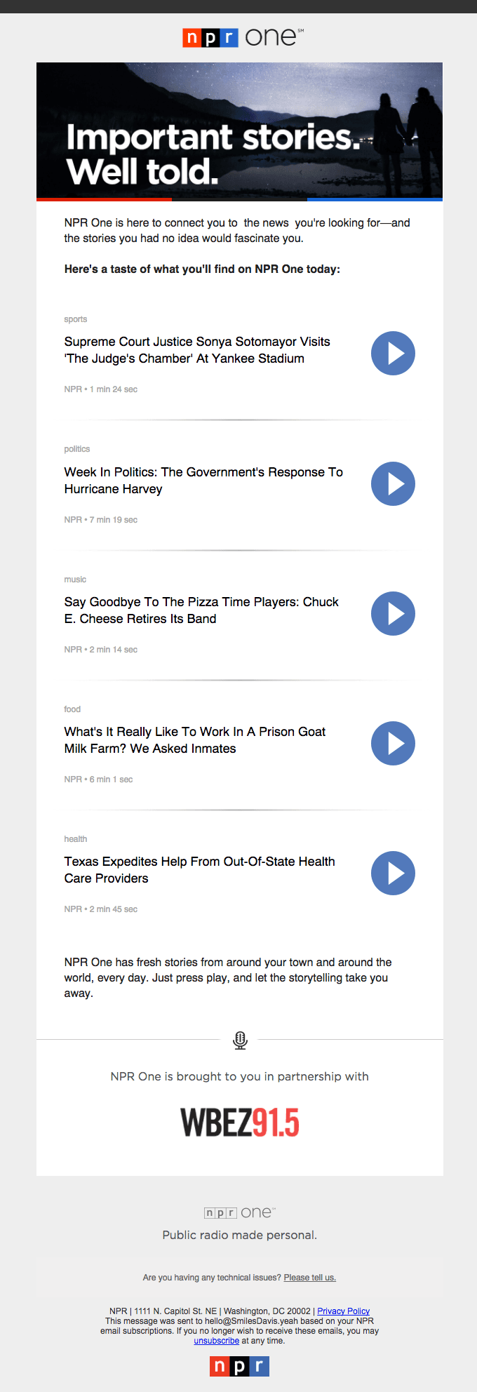 Stories that matter, every day