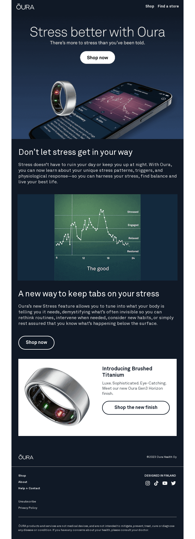 Stressed? Oura can help