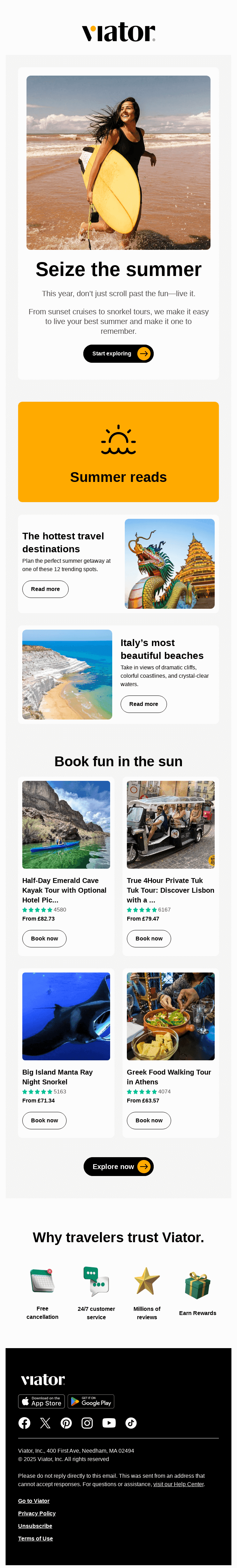 Summer FOMO? We can fix that.