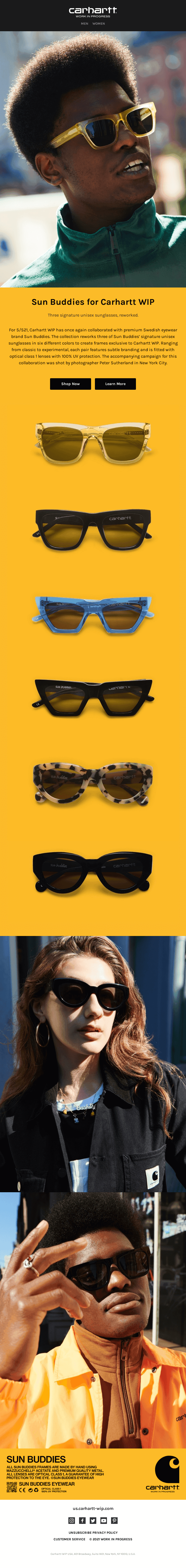 Sun Buddies for Carhartt WIP