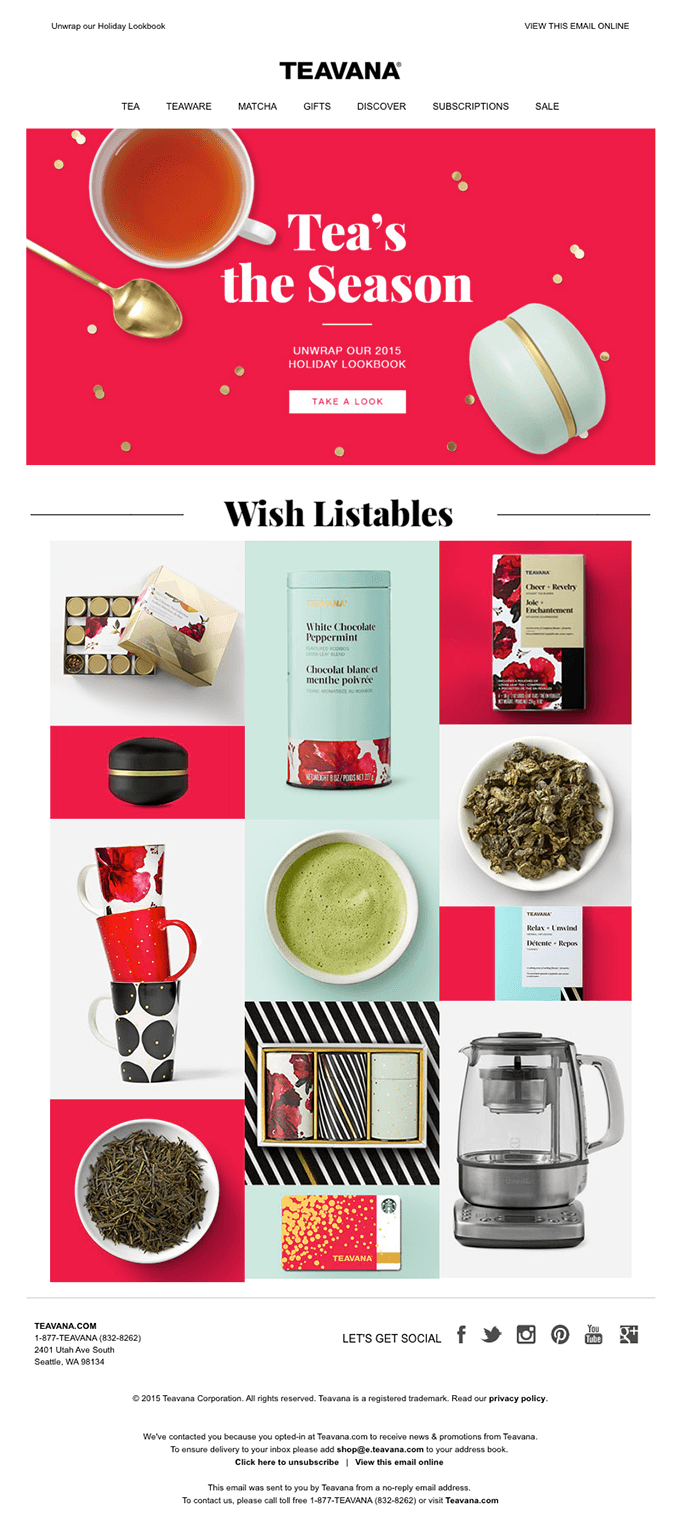 Tea’s the season for new arrivals