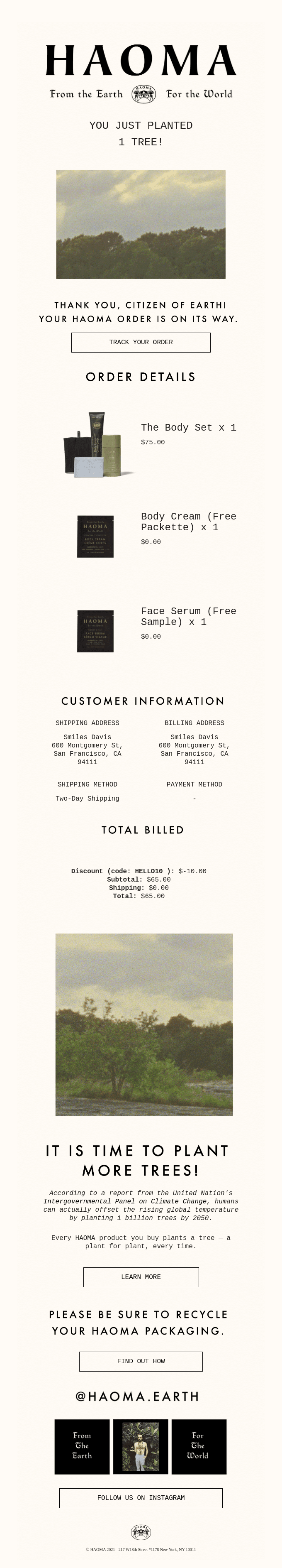 Thank you for your order!