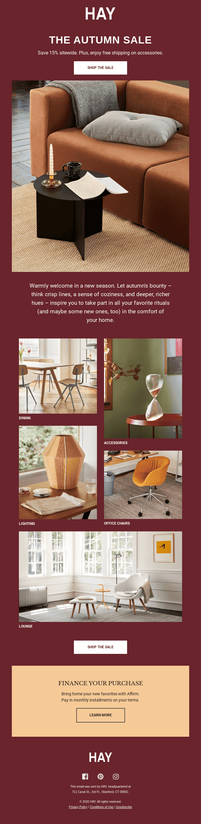 The Autumn Sale begins today