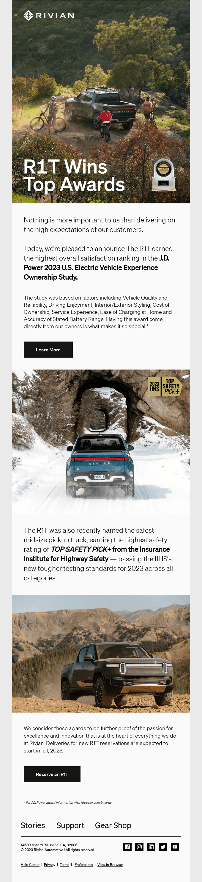 The Award Winning R1T