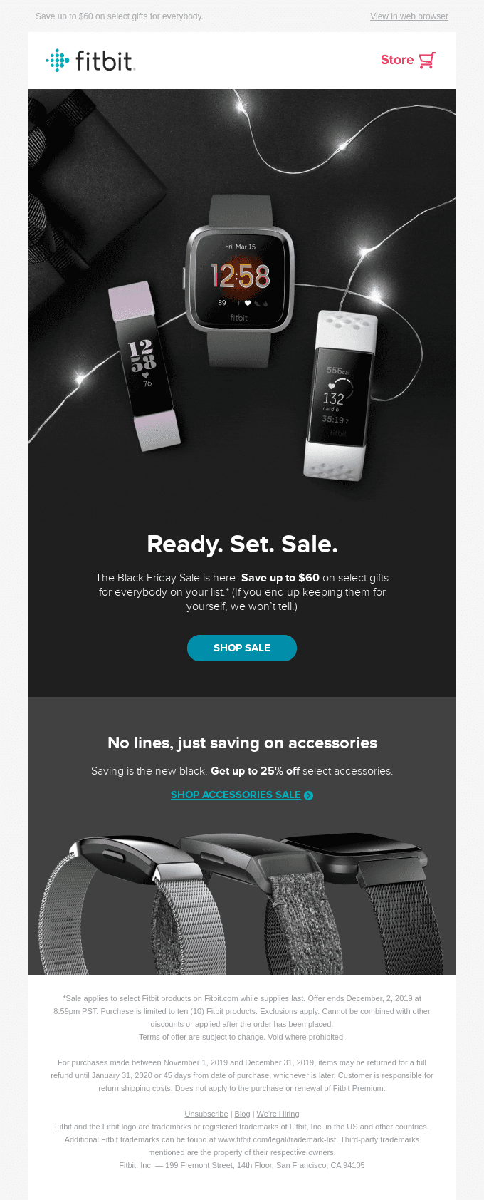 The Black Friday Sale is on