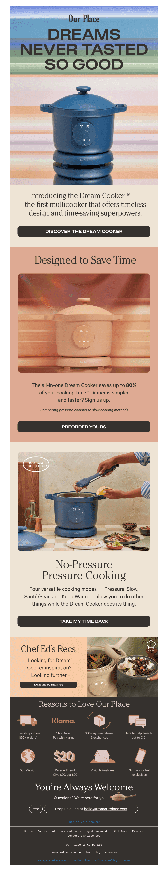 The Dream Cooker has arrived 🤩