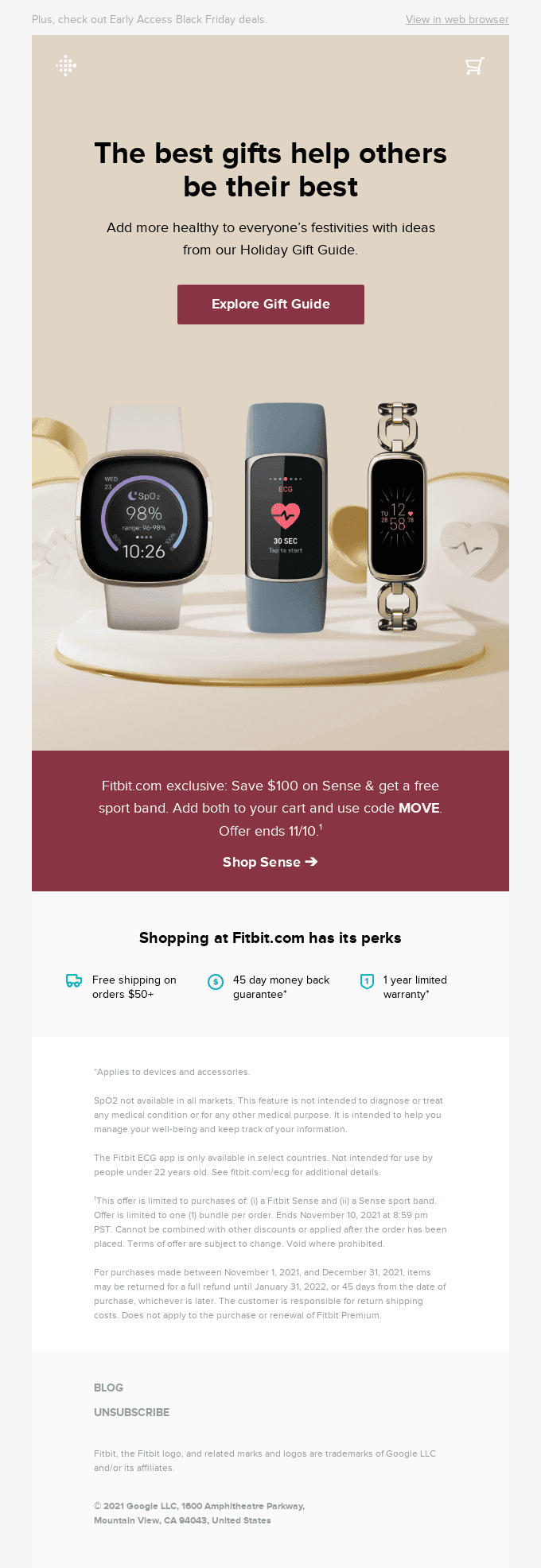 The Fitbit Gift Guide is here
