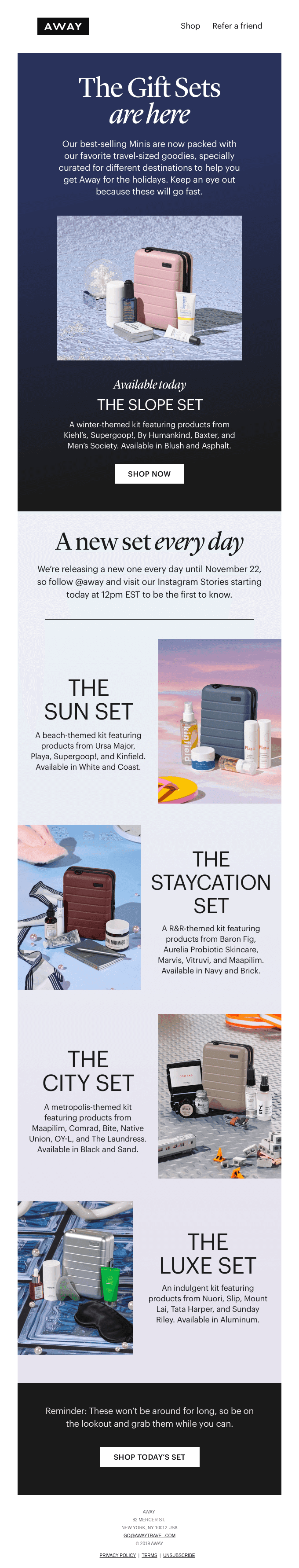 The Gift Sets are back! 