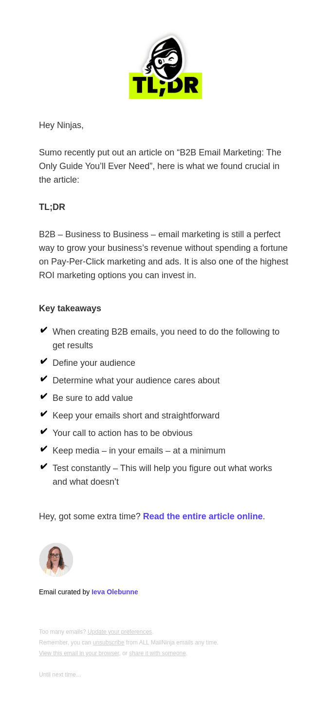 The guide to B2B marketing