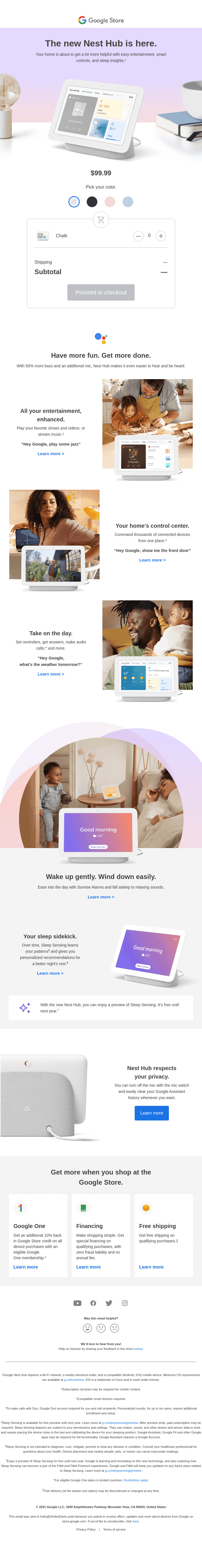 The new Nest Hub has arrived