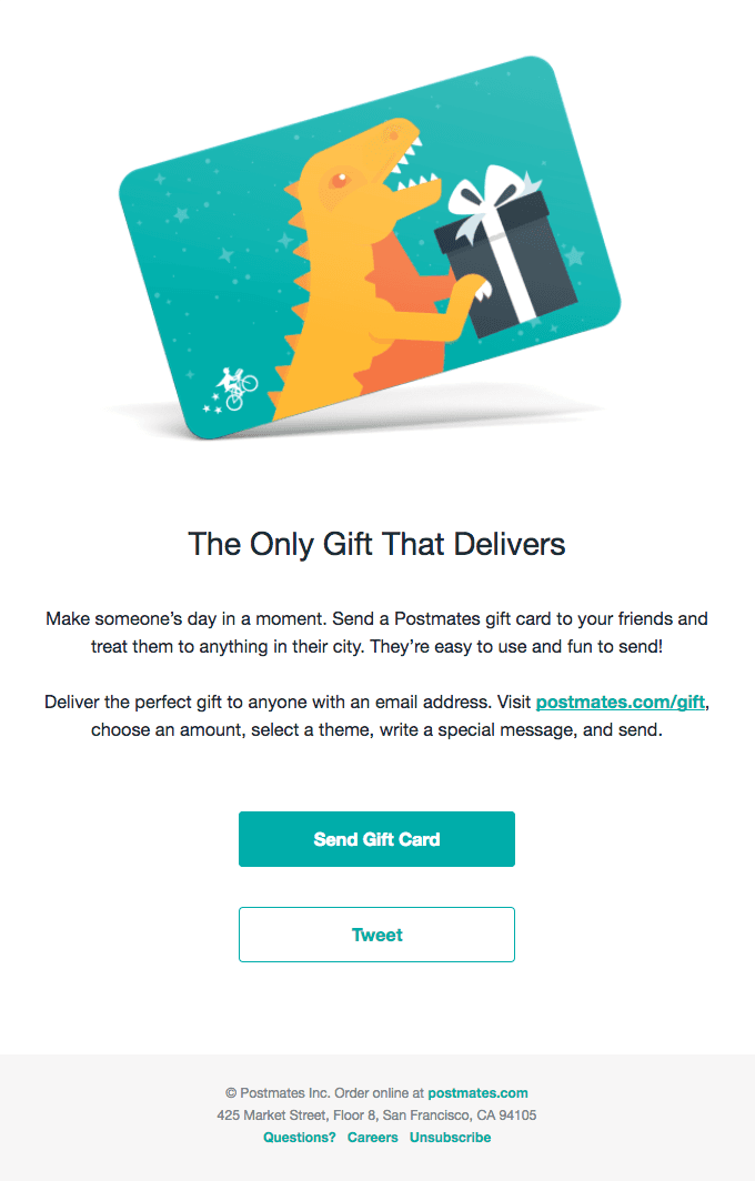 The Only Gift That Delivers