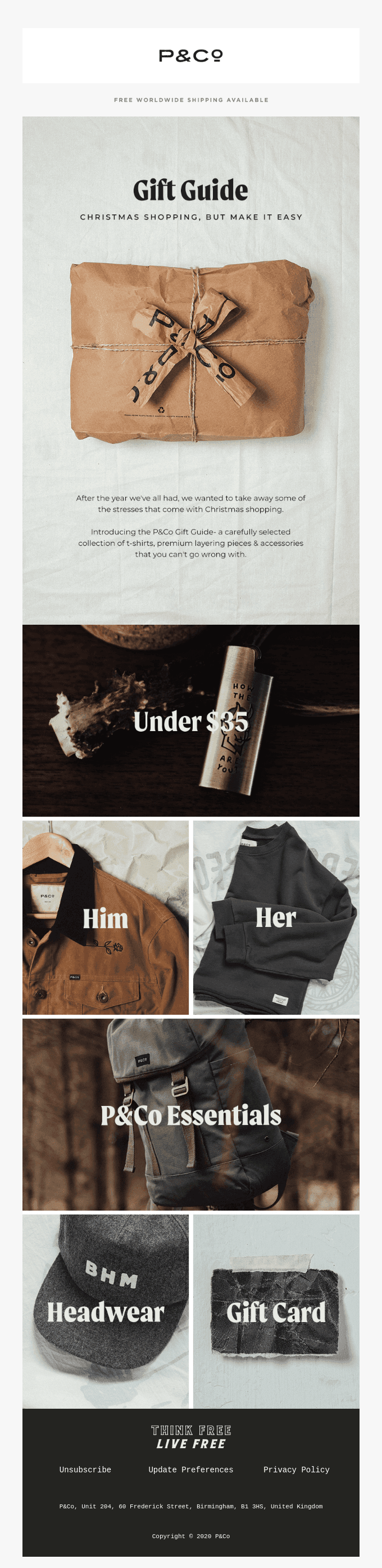 The P&Co Gift Guide